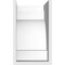 Ekena Millwork Standard Mediterranean Architectural Grade PVC Rafter Tail, 6"W x 10"H X 12"L RFTP06X10X12MED - alternate 2
